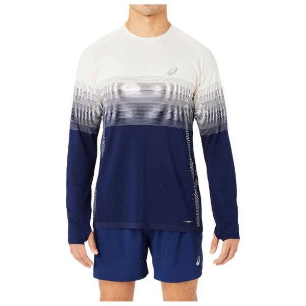 ASICS  Seamless L/S Top - Sportshirt, blauw