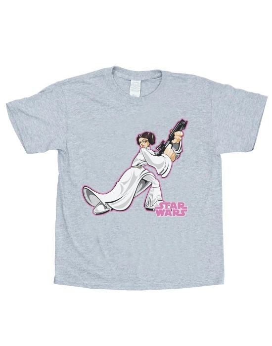 Star Wars meisjes prinses Leia karakter katoenen T-shirt