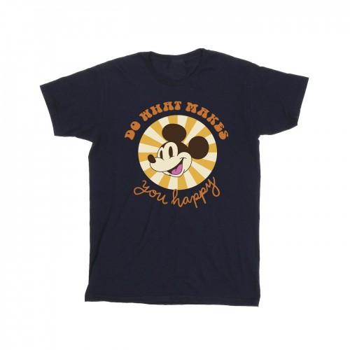 Disney Girls Mickey Mouse Do What Makes You Happy Katoenen T-shirt