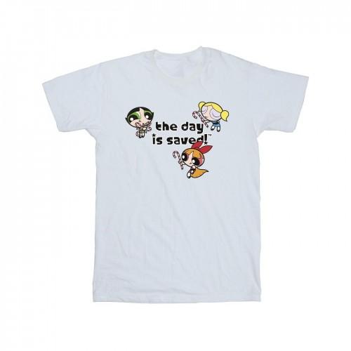 Pertemba FR - Apparel Het Powerpuff Girls Girls The Day Is Saved katoenen T-shirt