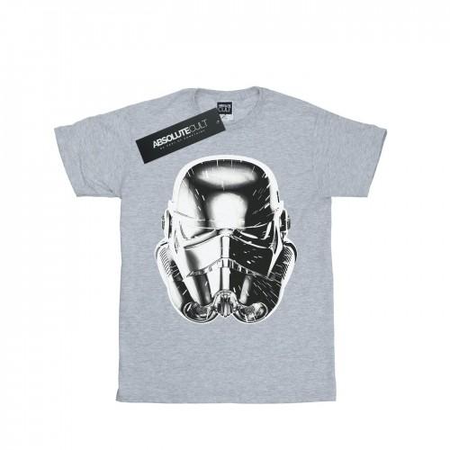 Star Wars Girls Stormtrooper Warp Speed Helmet Cotton T-Shirt