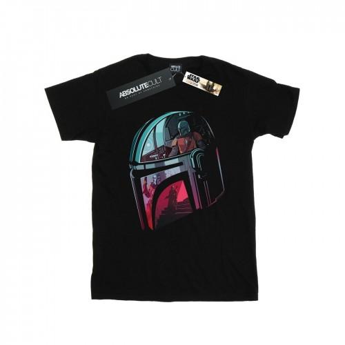 Star Wars Girls The Mandalorian Mandalore Helm Reflectie Katoenen T-shirt