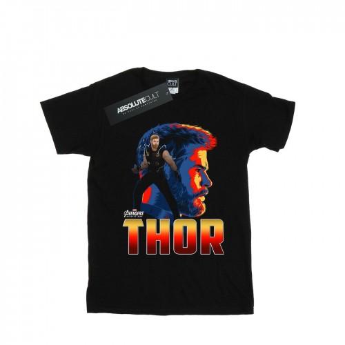 Marvel Girls Avengers Infinity War Thor karakter katoenen T-shirt