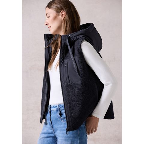 Cecil Korte bodywarmer in wol-look