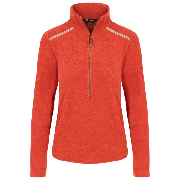 Sherpa  Women's Rolpa Eco Pullover Zip - Fleecetrui, rood