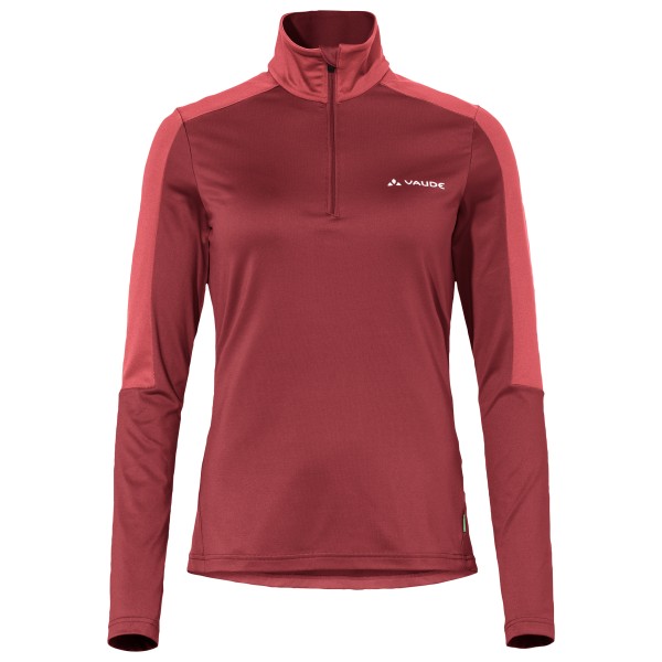 Vaude  Women's Livigno Halfzip II - Fleecetrui, rood