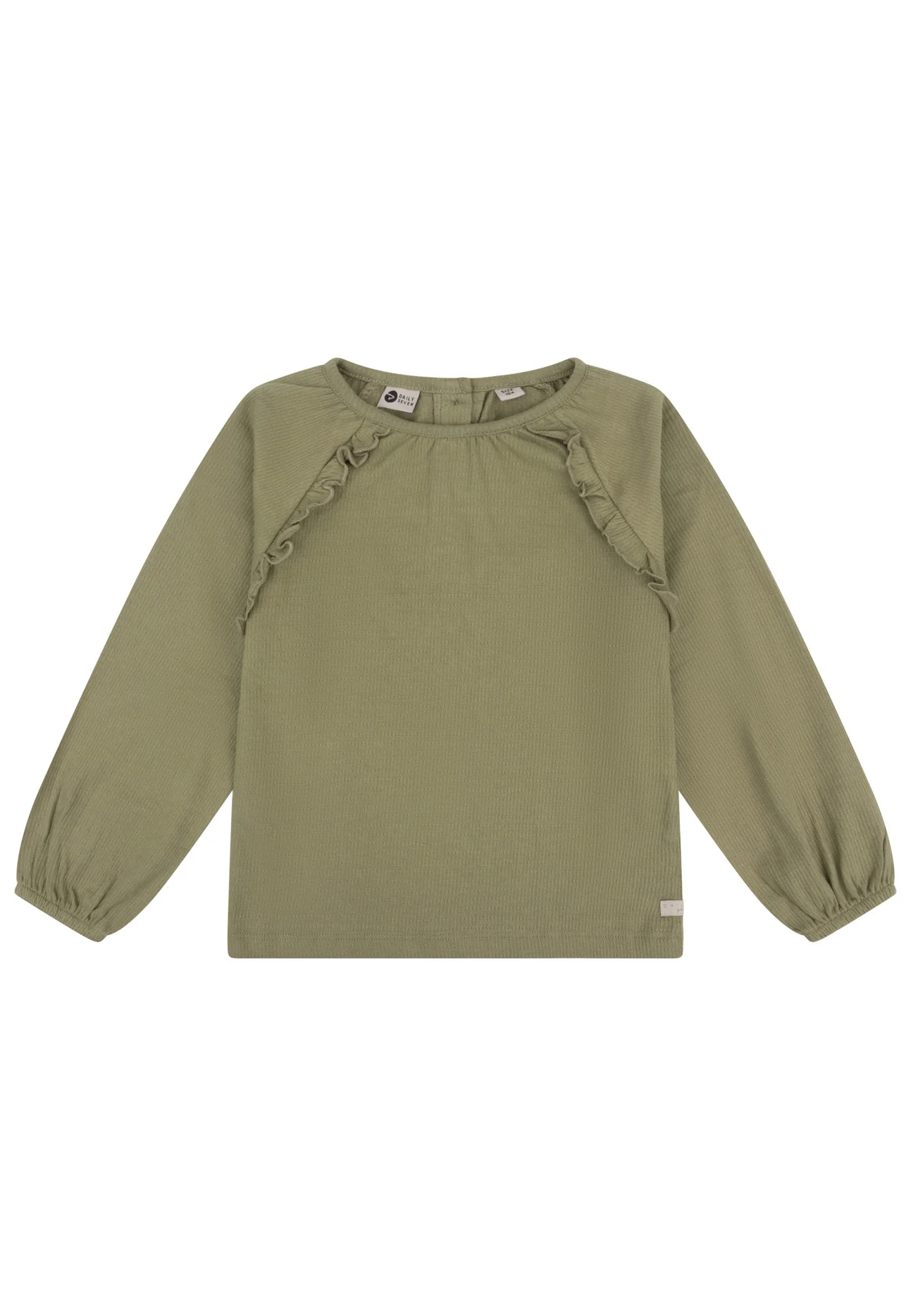 Daily 7 Meisjes blouse structure light army