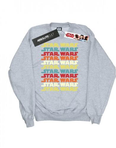 Star Wars jongens retro herhalend logo sweatshirt