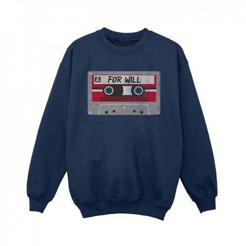 Pertemba FR - Apparel Netflix Boys Stranger Things-cassette voor Will-sweatshirt