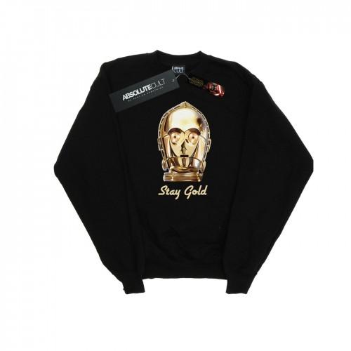 Star Wars jongens de opkomst van Skywalker C-3PO blijf goud sweatshirt