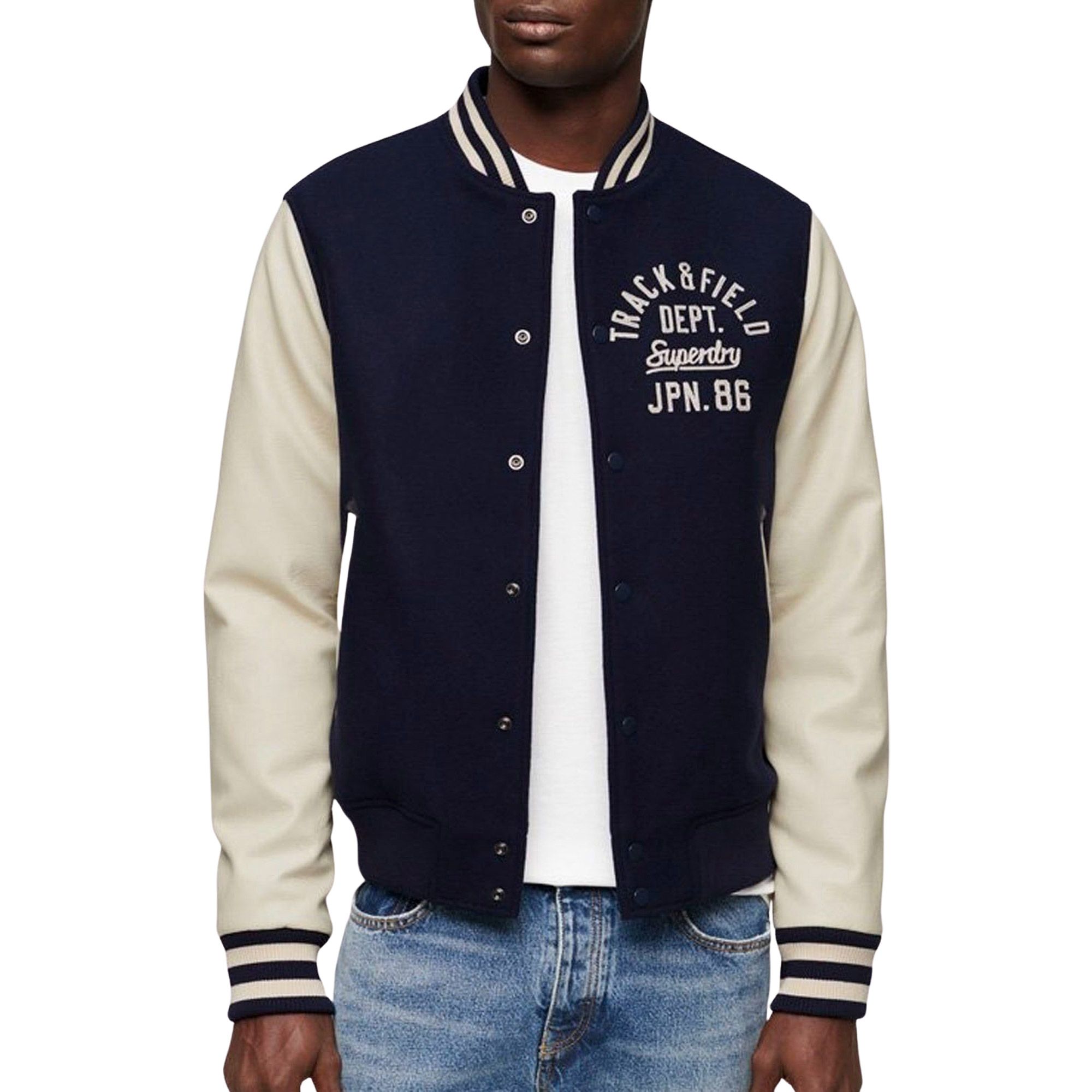 Superdry Varsity Chain Stitch Bomberjack Heren