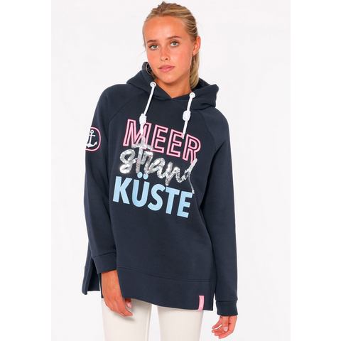 Zwillingsherz Hoodie Zee Strand Kust