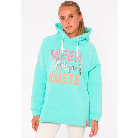 Zwillingsherz Hoodie Zee Strand Kust