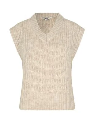 MbyM Cassandra-m vest oat melange -