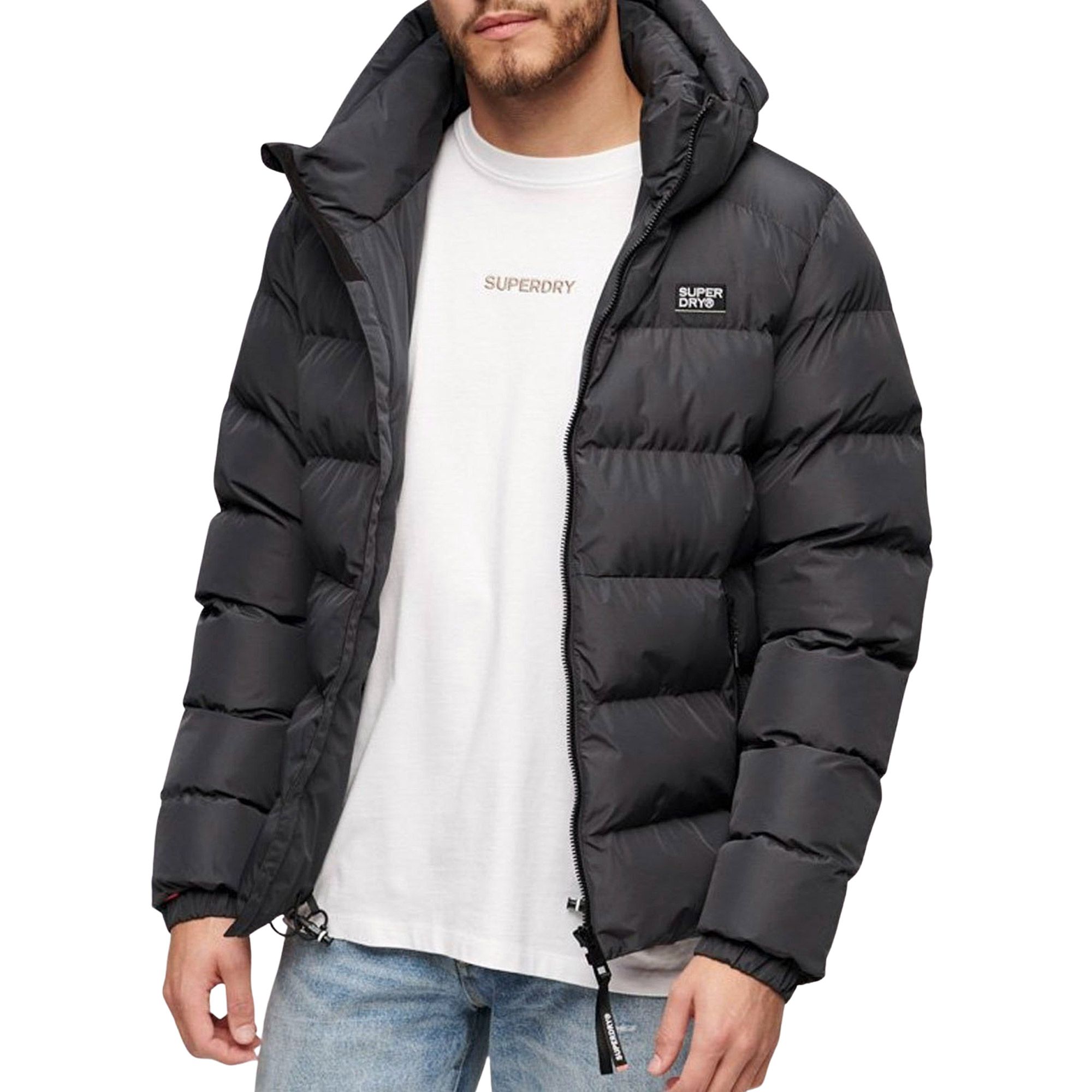 Superdry Hooded Sports Puffer Winterjas Heren