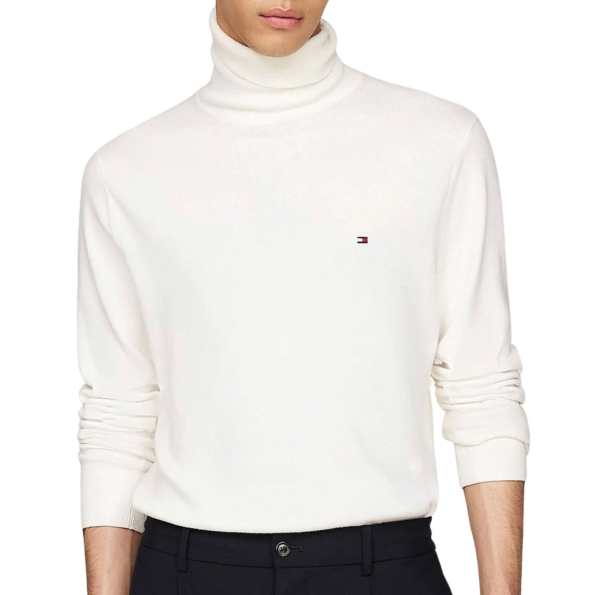 Tommy Hilfiger Pima Cotton Cashmere Coltrui Heren