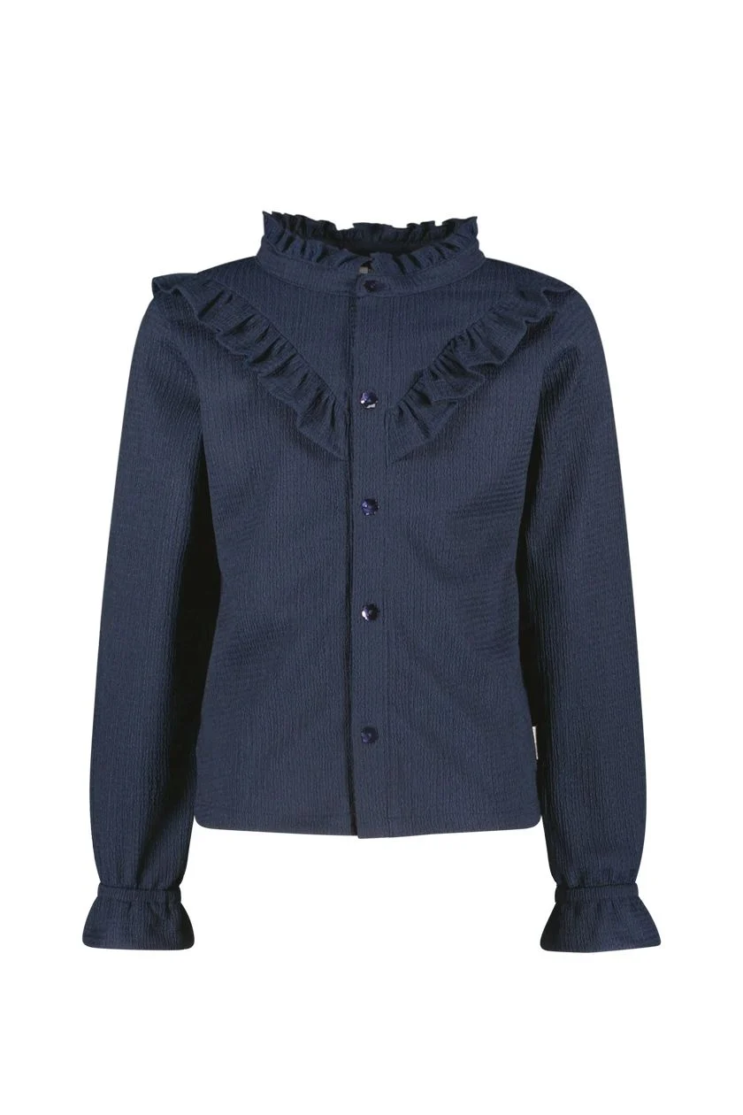 B.Nosy Meisjes blouse beau navy