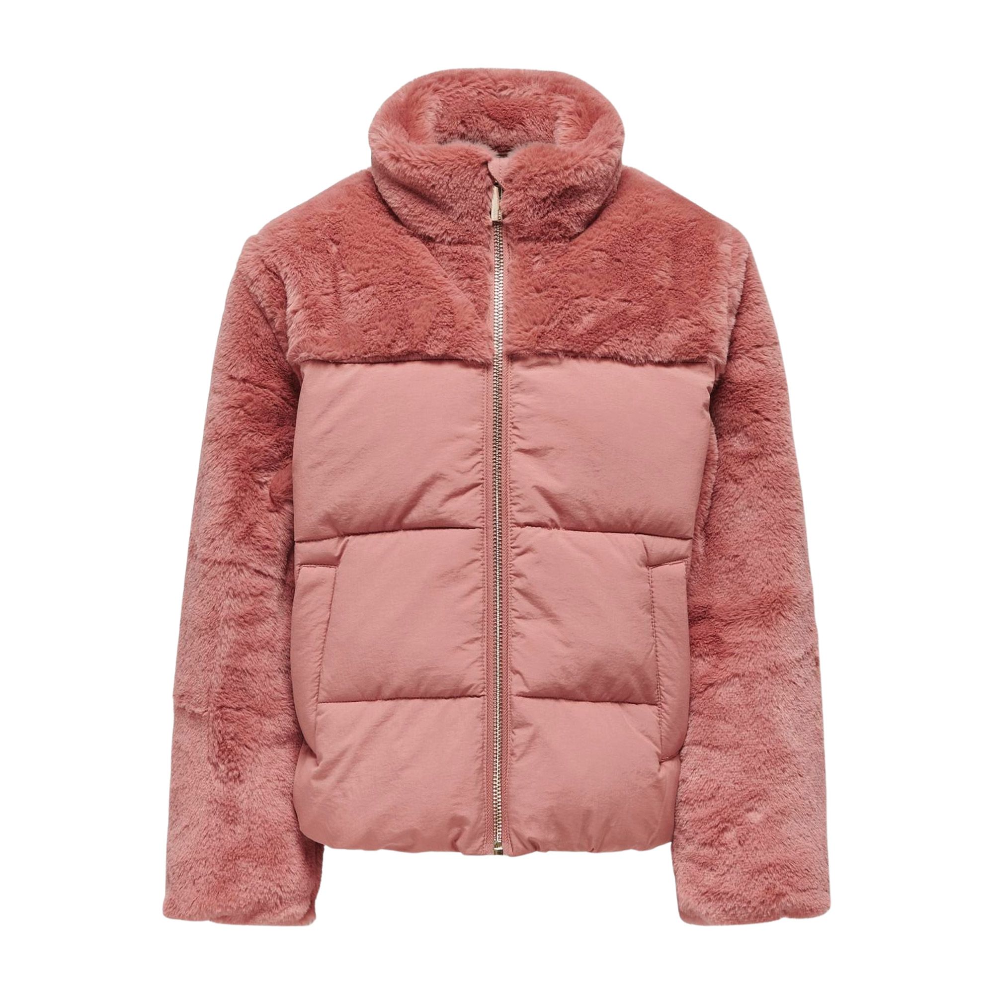 Only Wanja Fur Puffer Winterjas Meisjes