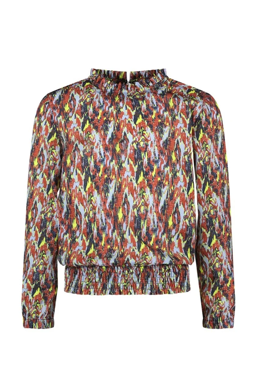 B.Nosy Meisjes blouse bella amibitous aop