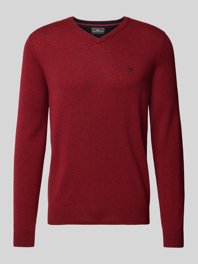 FYNCH-HATTON Gebreide pullover met V-hals