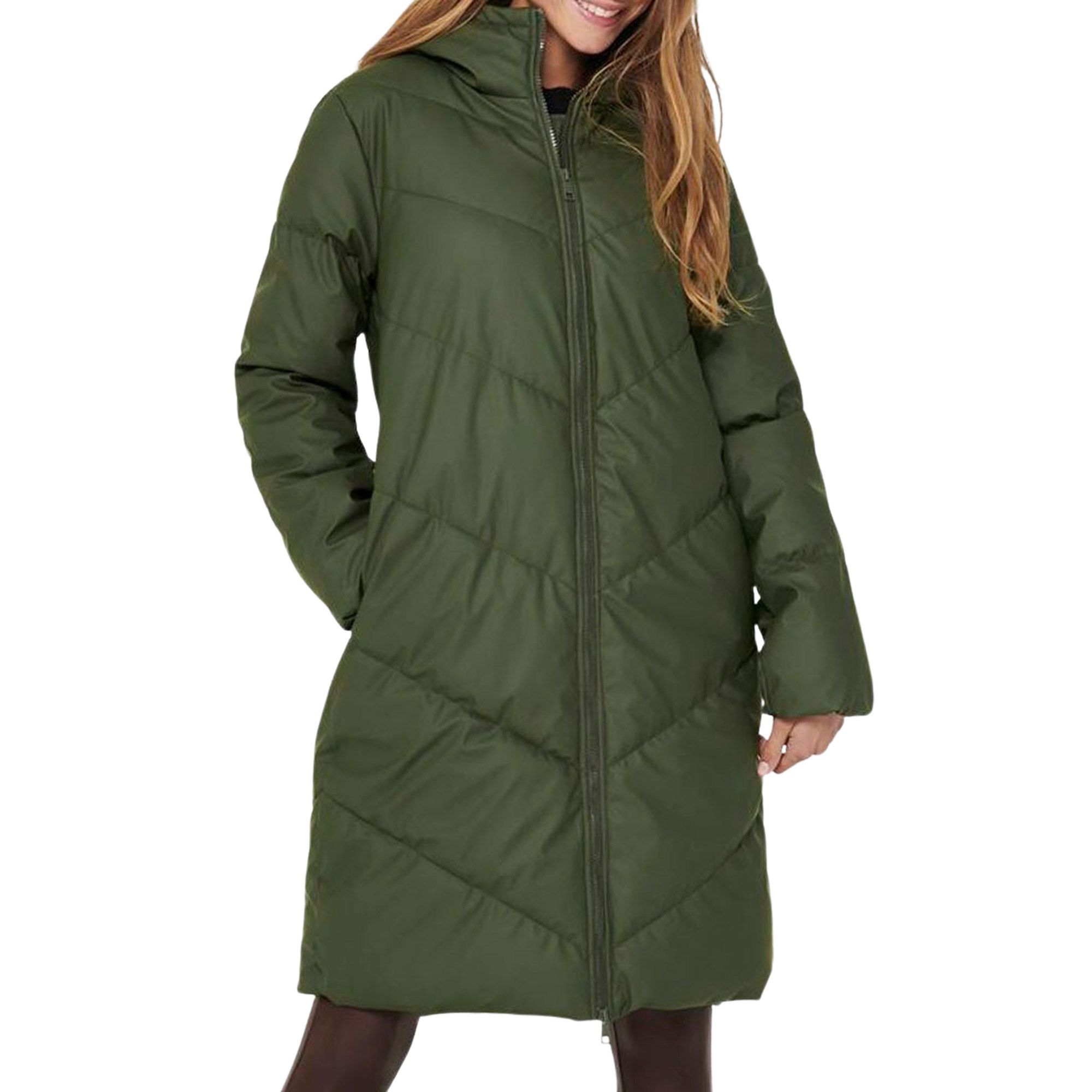 JDY Ulrika Long Puffer Winterjas Dames