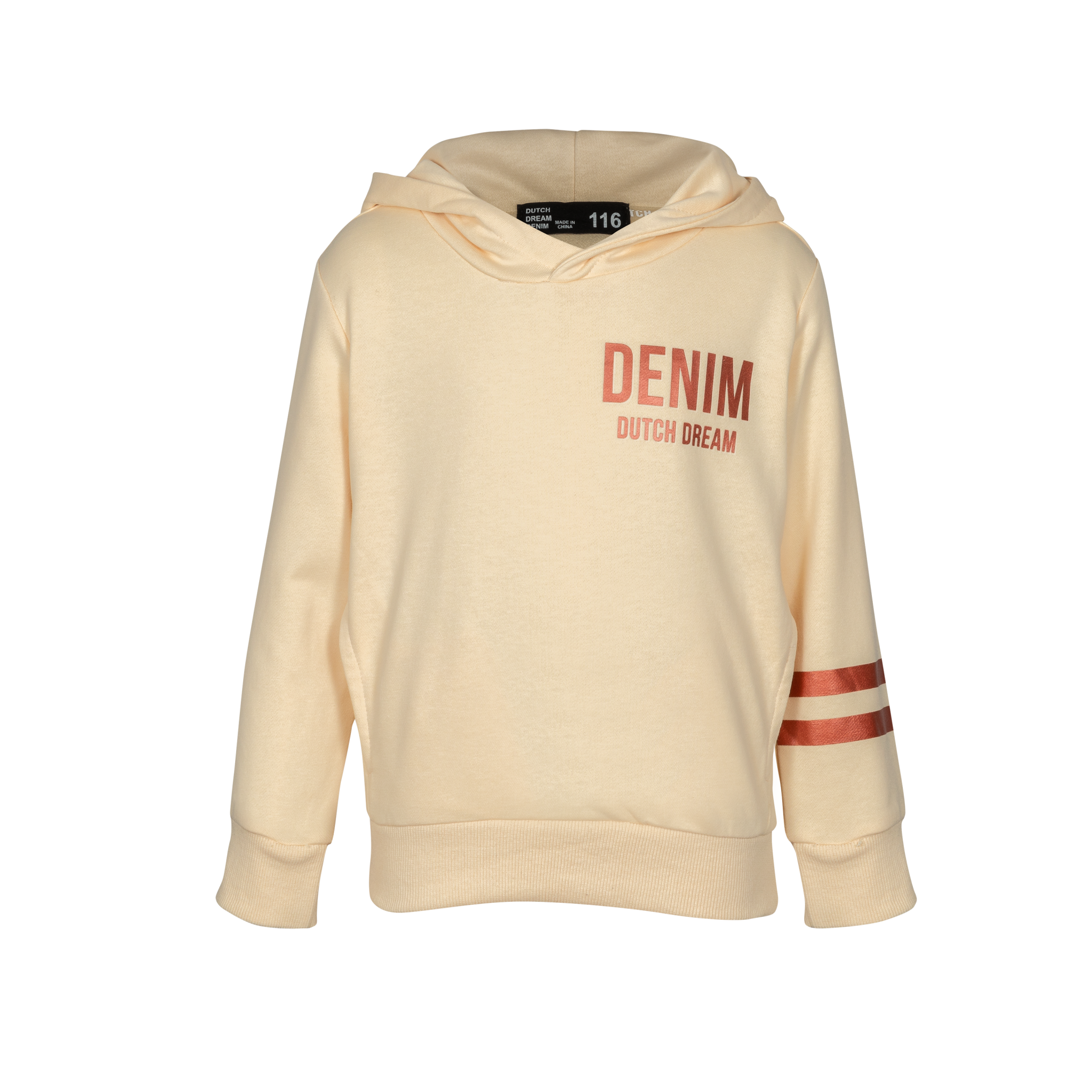 Dutch Dream Denim Meiden hoodie kwetu creme