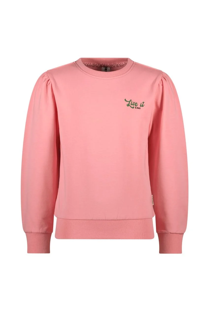 B.Nosy Meisjes sweater saly geranium