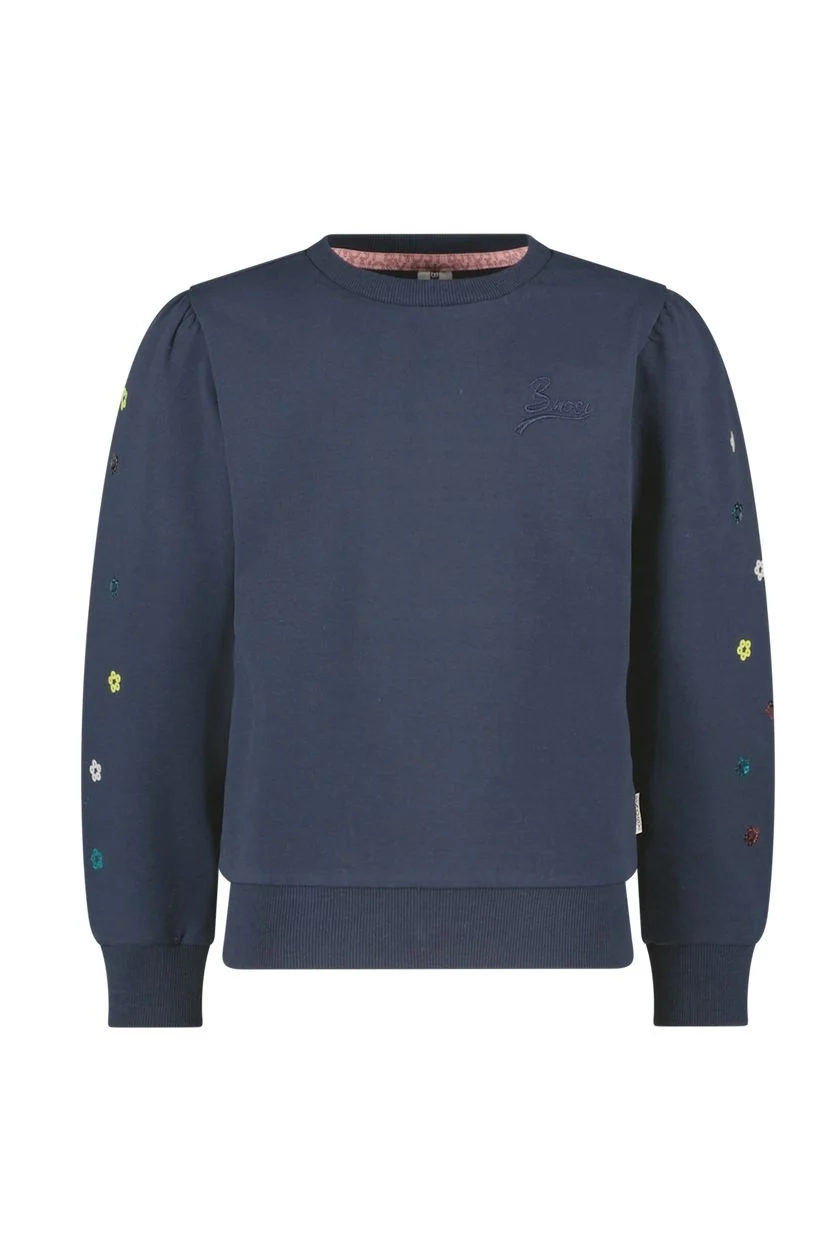 B.Nosy Meisjes sweater scottie navy