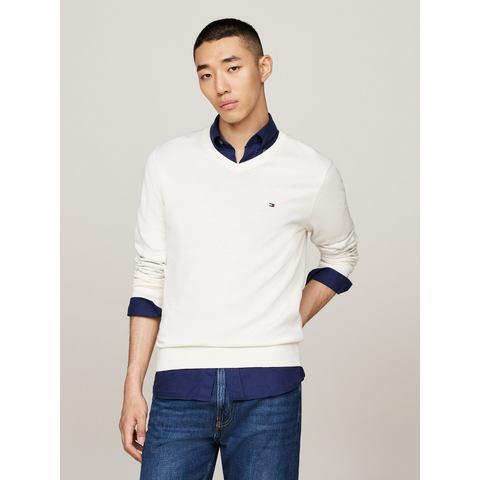 Tommy Hilfiger Gebreide trui ESSENTIAL COTTON V NECK