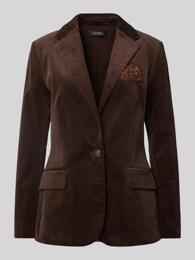 Lauren Ralph Lauren Blazer van fijne corduroy met klepzakken, model 'CAHWIN'