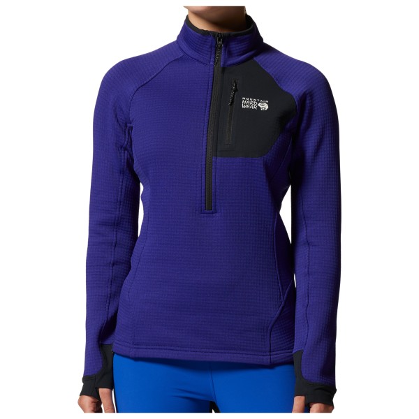 Mountain Hardwear  Women's Polartec Power Grid Half Zip - Fleecetrui, blauw