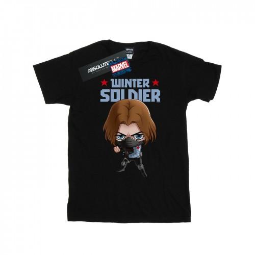 Marvel Boys Winter Soldier Bucky Toon T-shirt