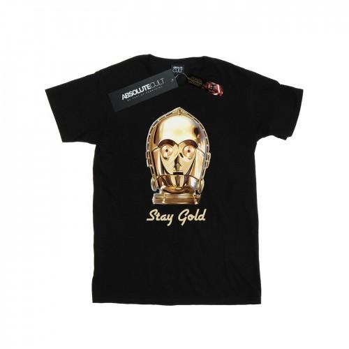 Star Wars jongens de opkomst van Skywalker C-3PO blijf goud T-shirt