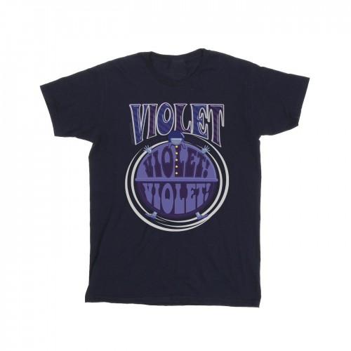 Pertemba FR - Apparel Willy Wonka Boys Violet Turning Violet T-shirt