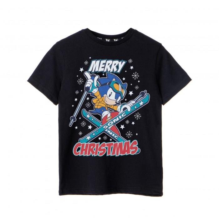 Sonic The Hedgehog jongens vrolijk kerst T-shirt