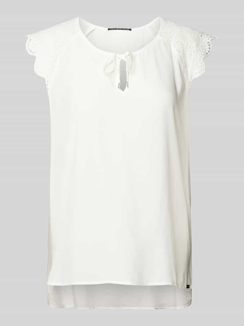 QS Blouseshirt met strikdetail