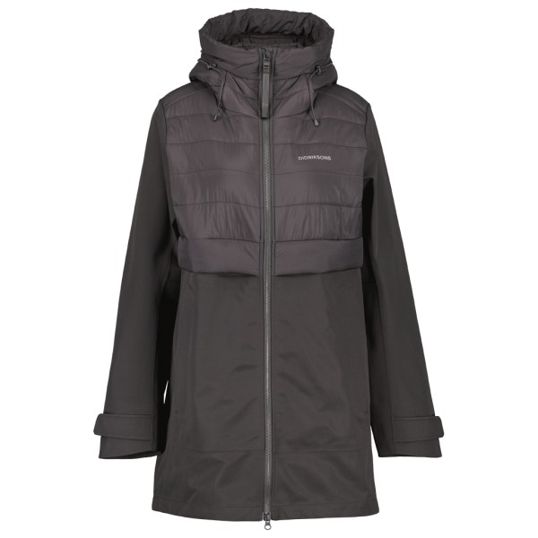 Didriksons  Women's Hella Parka - Lange jas, grijs