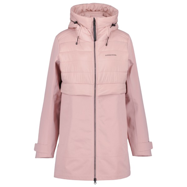 Didriksons  Women's Hella Parka - Lange jas, roze