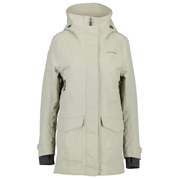 Didriksons  Women's Frida Parka 7 - Lange jas, beige