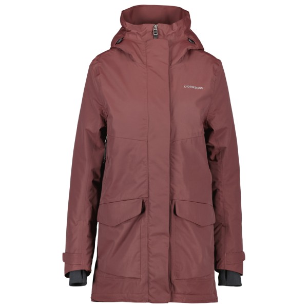 Didriksons  Women's Frida Parka 7 - Lange jas, bruin