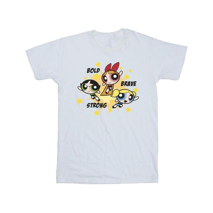 Pertemba FR - Apparel Het Powerpuff Girls Boys Girls Bold Brave Strong T-shirt