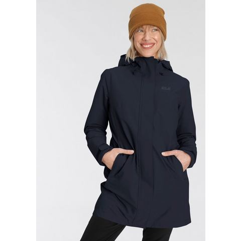 Jack Wolfskin Parka KIOLA Winddicht & waterafstotend & ademend