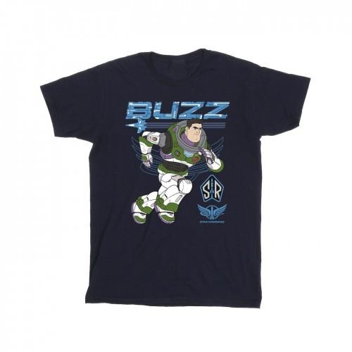 Disney Girls Lightyear Buzz Run To Action katoenen T-shirt