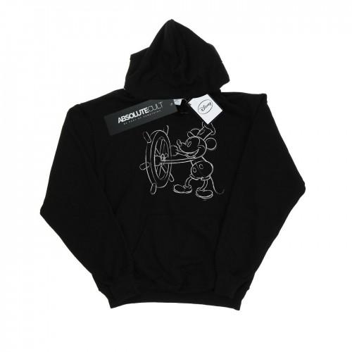 Disney Heren Mickey Mouse Steamboat Sketch-hoodie