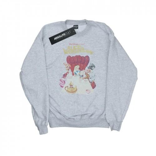 Disney Heren Alice In Wonderland Retro Poster Sweatshirt