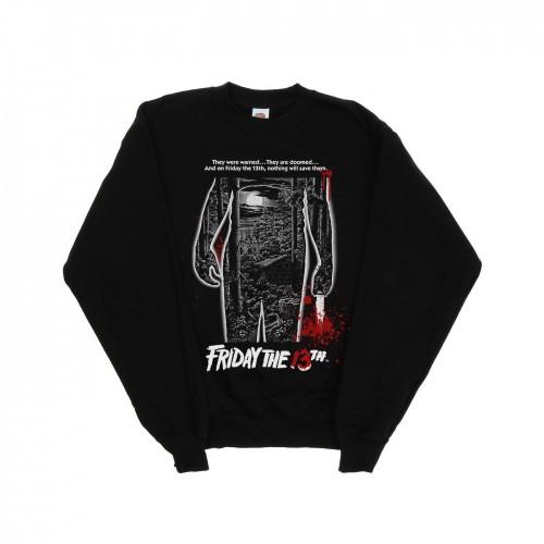 Friday The 13th Vrijdag de 13e bloedige poster-sweatshirt voor heren