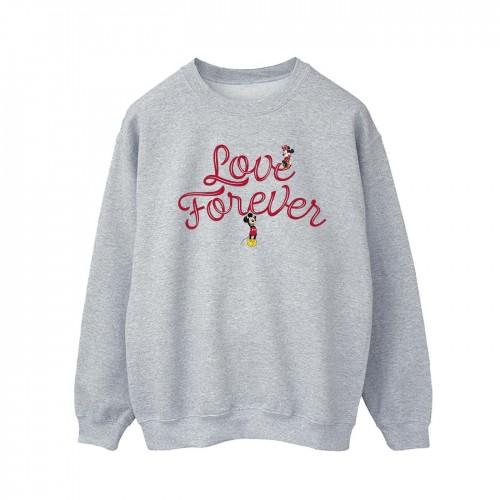 Disney Heren Mickey Mouse Love Forever Sweatshirt