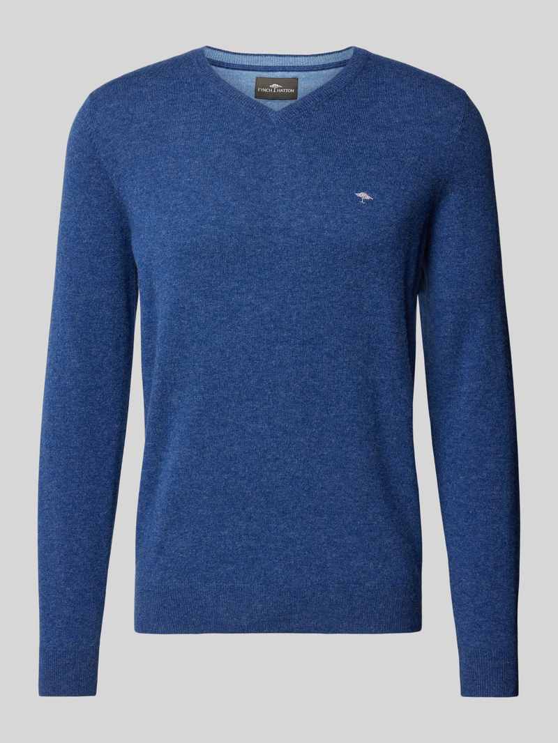 FYNCH-HATTON Gebreide pullover met V-hals