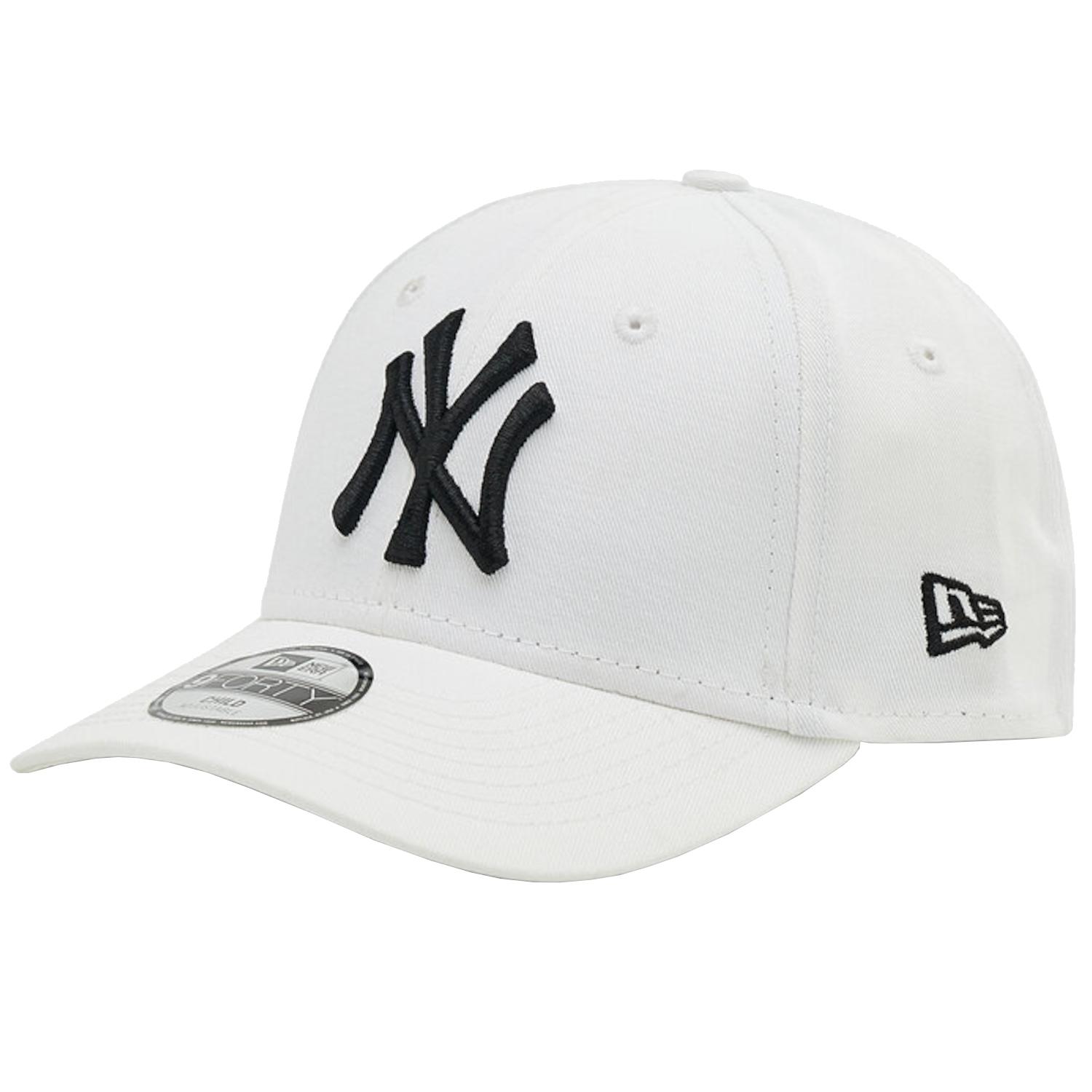 New era 9FORTY League New York Yankees Kids Cap, for Girl white Cap