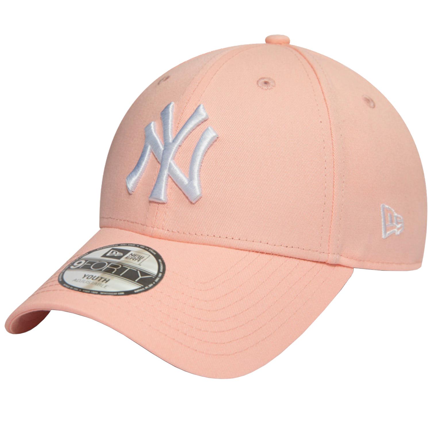 New era 9FORTY League New York Yankees Kids Cap, for Girl pink Cap